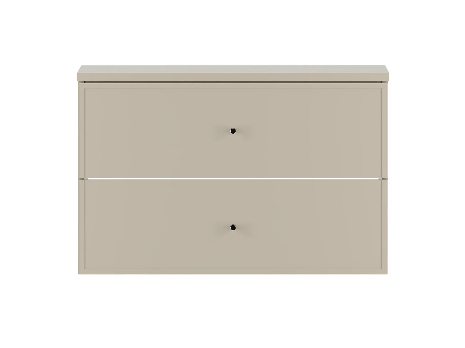 Ensemble de salle de bain en cachemire 80 cm Armoire avec plateau Marco