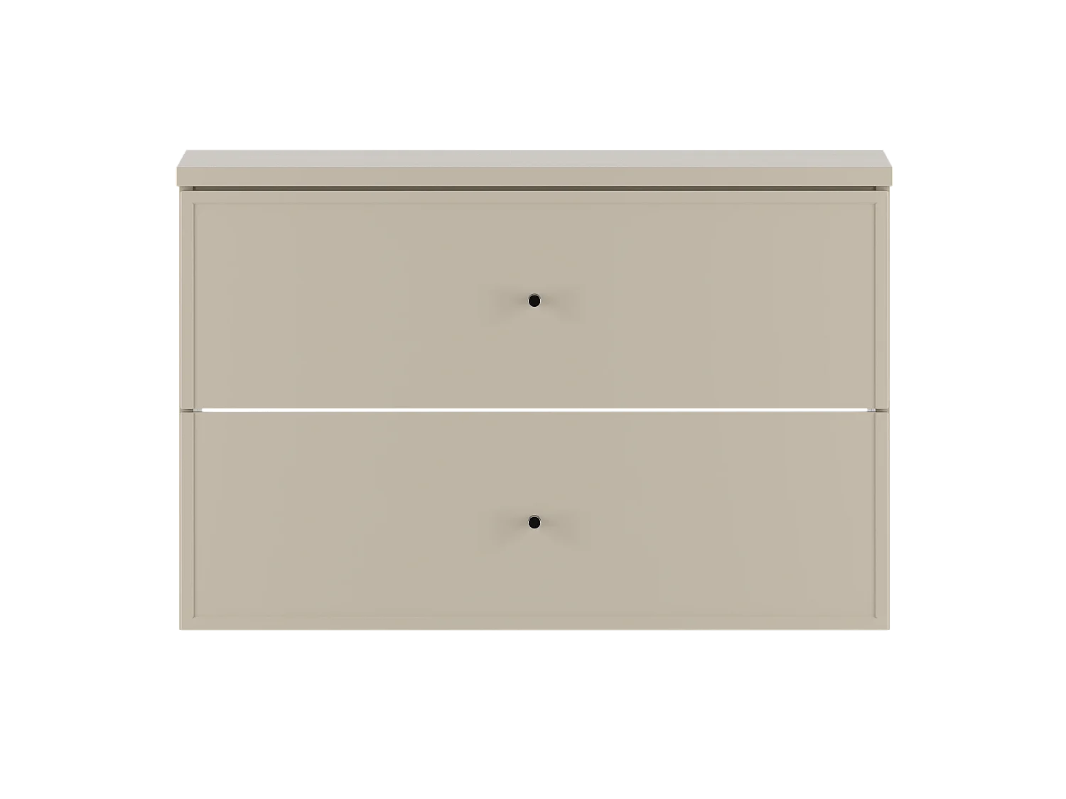 Ensemble de salle de bain en cachemire 80 cm Armoire avec plateau Marco