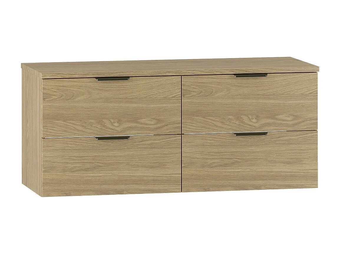 Meuble sous-vasque 120cm plan de toilette Astrid Bois