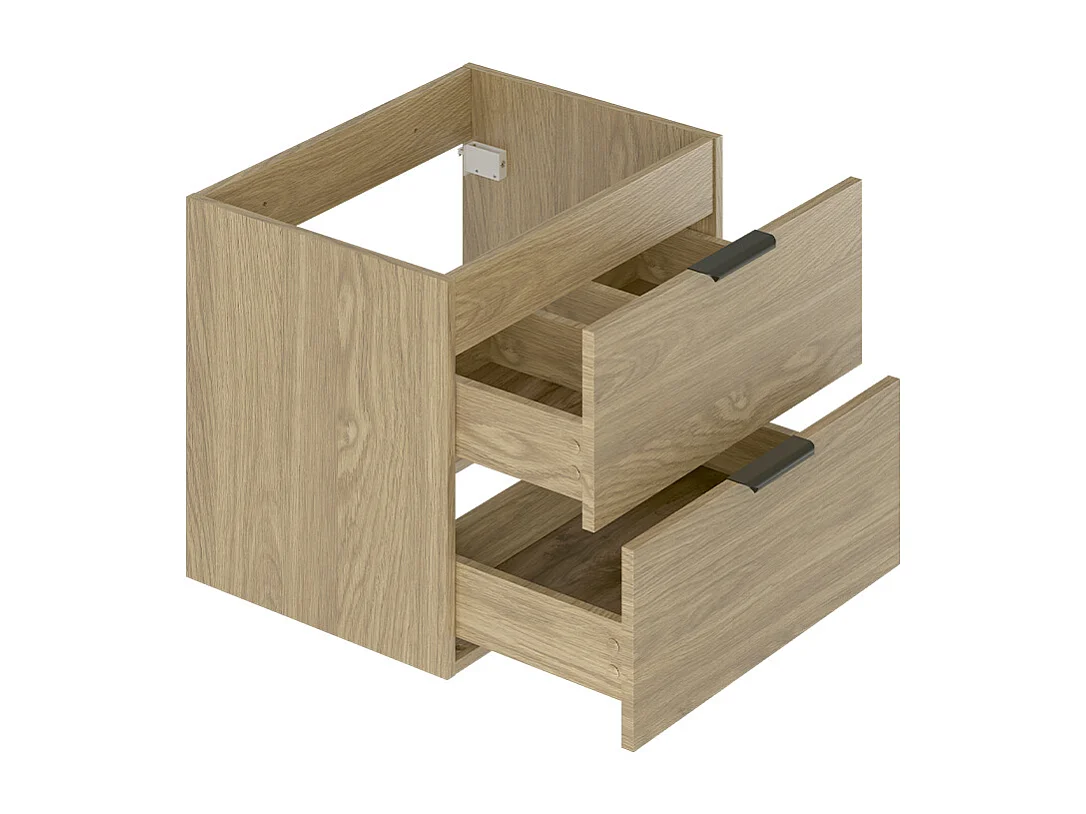 Meuble sous-vasque 120cm plan de toilette Astrid Bois