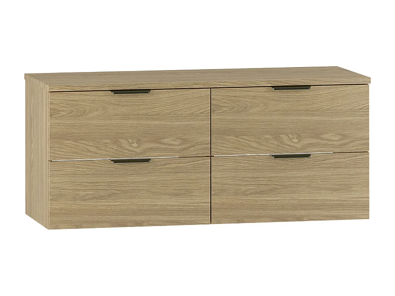 Meuble sous-vasque 120cm plan de toilette Astrid Bois