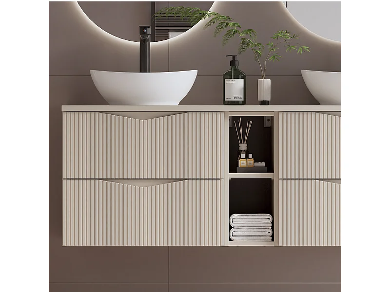 Móveis para lavatório Tao caxemira 140cm