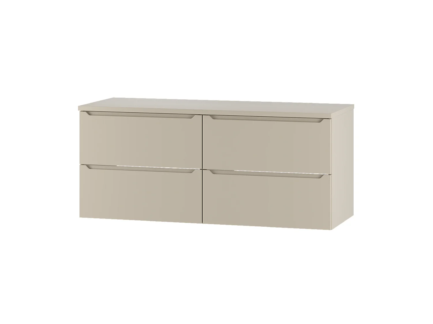 Ensemble de salle de bain en cachemire 120 cm Armoire avec plateau Etna