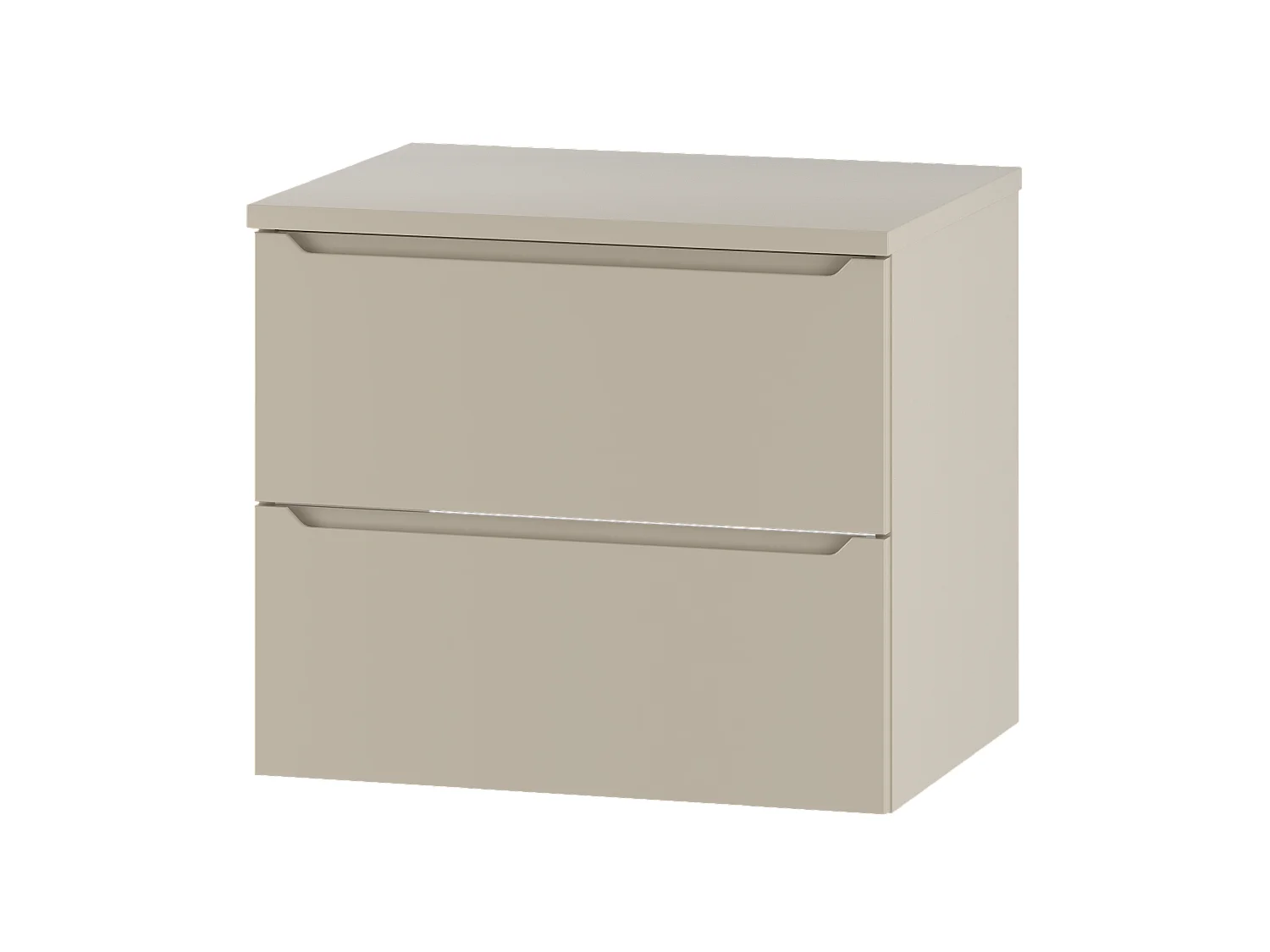 Ensemble de salle de bain en cachemire 60 cm Armoire avec plateau Etna