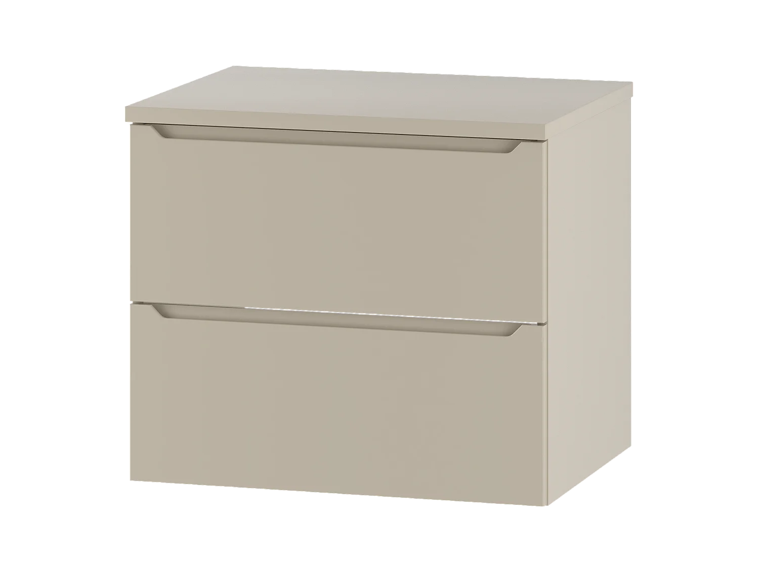 Ensemble de salle de bain en cachemire 60 cm Armoire avec plateau Etna