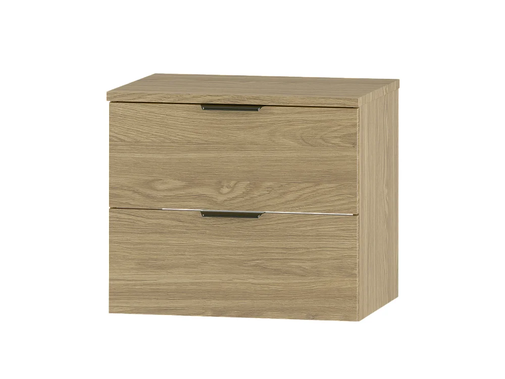 Ensemble pour salle de bain 60 cm Armoire avec plateau Chêne huilé Pile