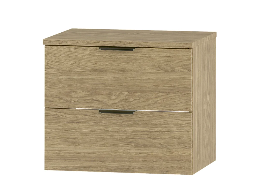 Ensemble pour salle de bain 60 cm Armoire avec plateau Chêne huilé Pile
