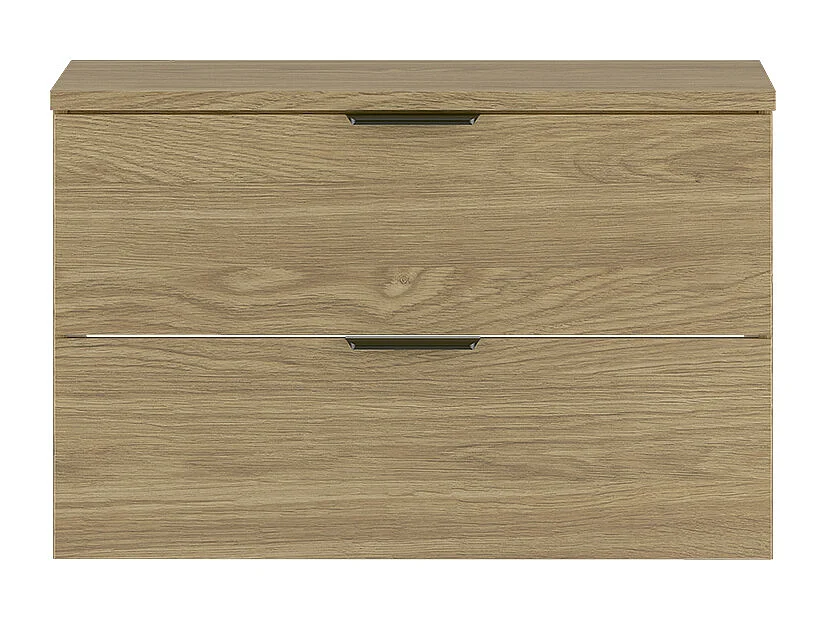 Meuble sous-vasque 80cm plan de toilette Astrid Bois