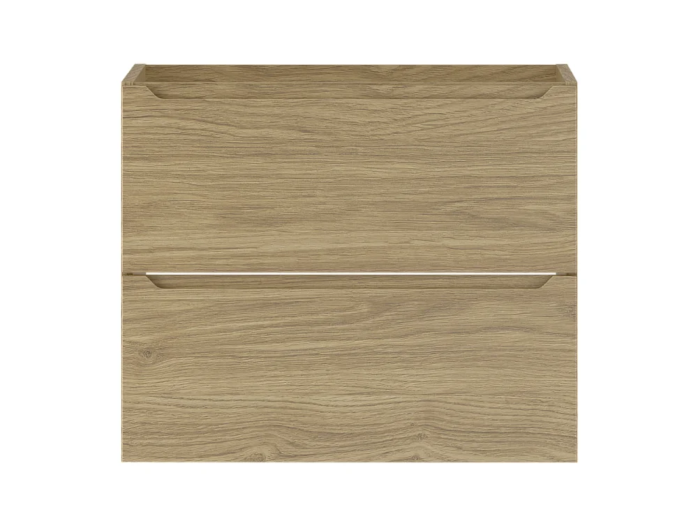 Waschbeckenschrank 60 cm, 2 Schubladen, Eiche geölt Etna