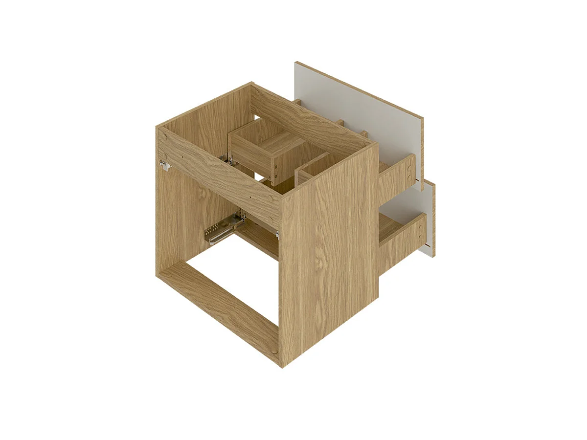 Waschtischunterschrank 60cm Viggo Holz