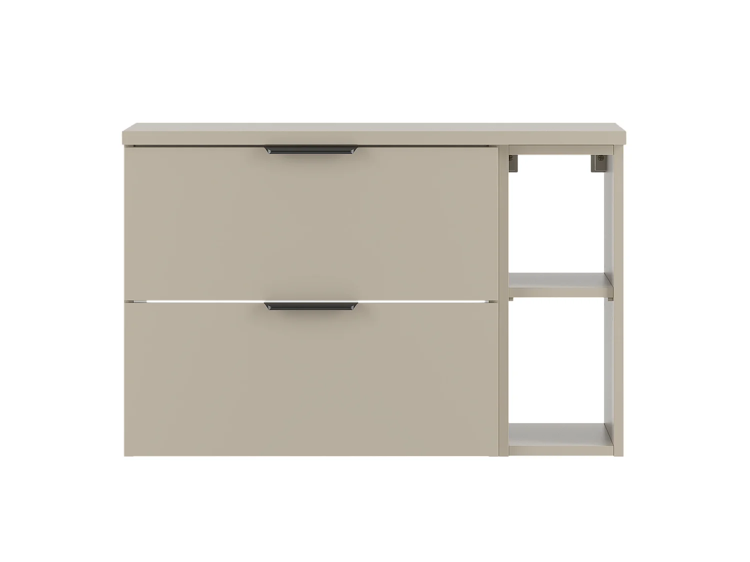 Ensemble de salle de bain en cachemire 80 cm Armoire Étagère Plan de travail Pile