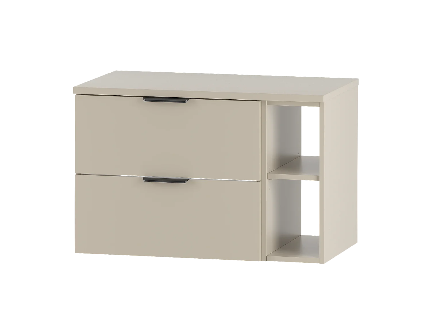 Kasjmier badkamerset 80 cm Kast Rek Werkblad Pile