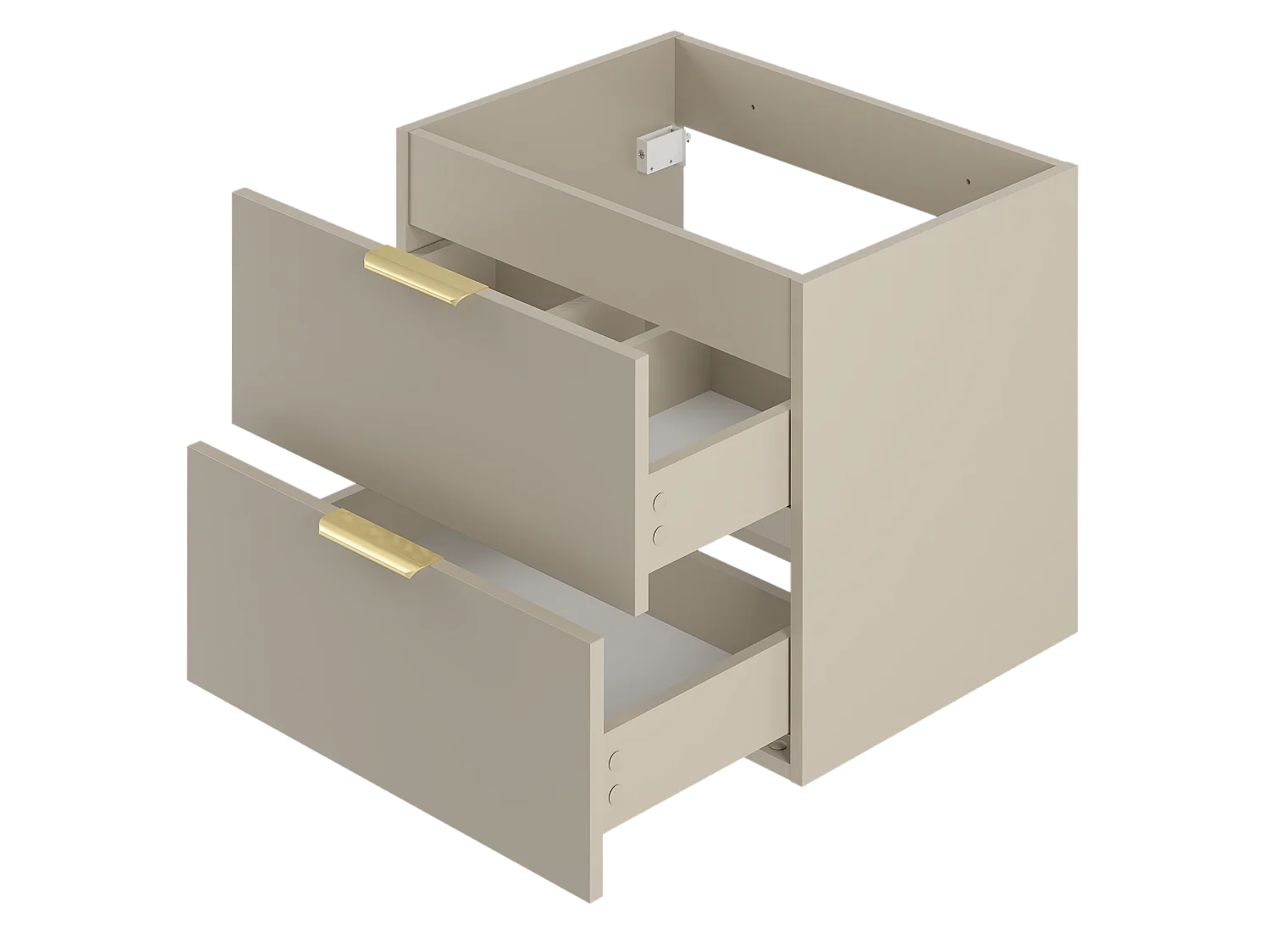 Kasjmier badkamerset 80 cm Kast Rek Werkblad Pile