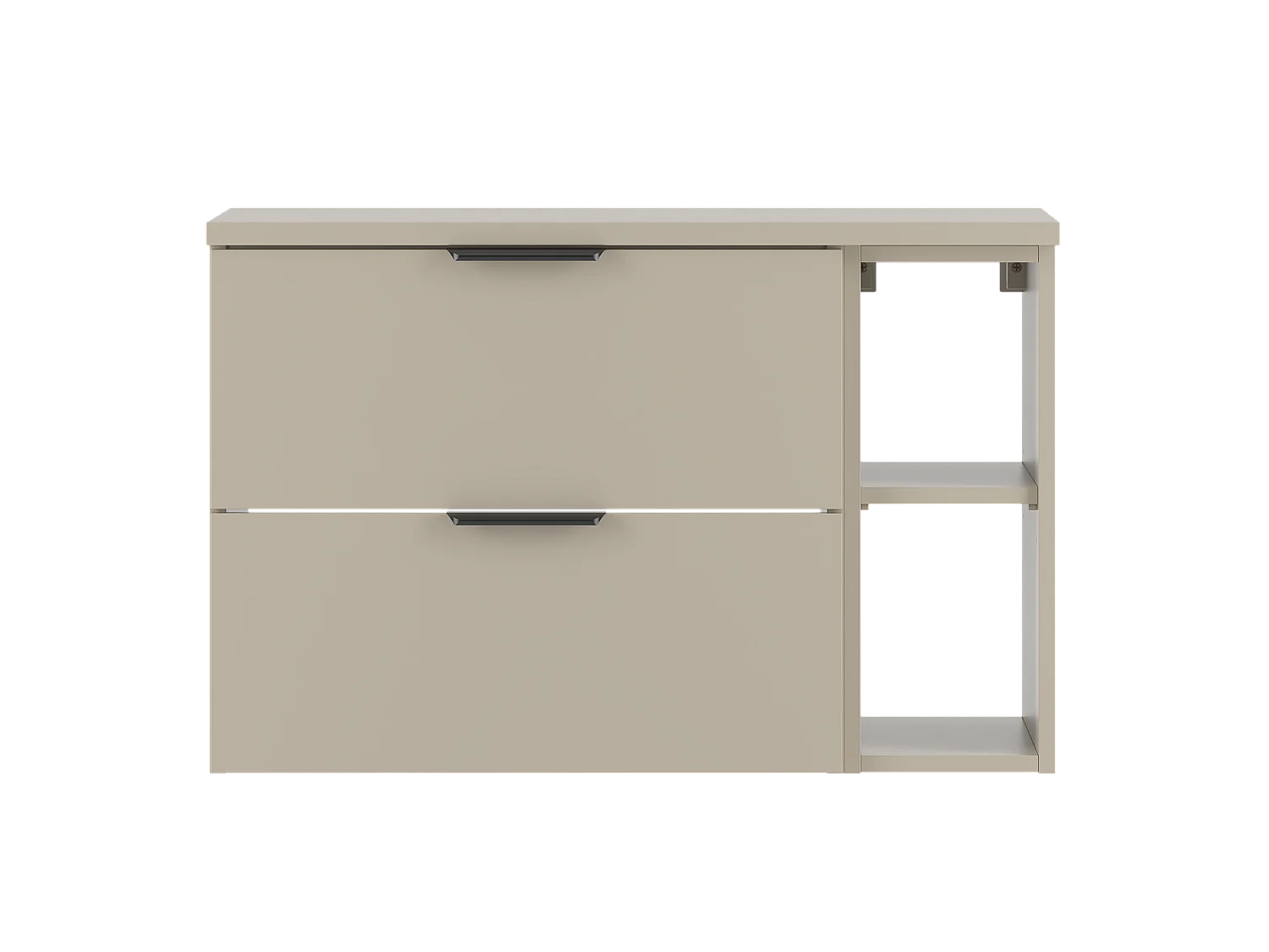 Ensemble de salle de bain en cachemire 80 cm Armoire Étagère Plan de travail Pile