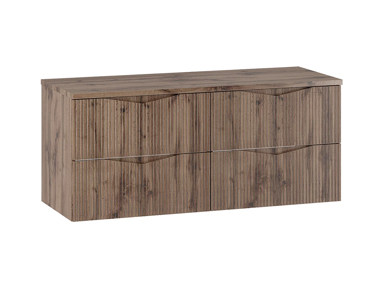 Meuble sous-vasque 120cm plan de toilette Tao Bois