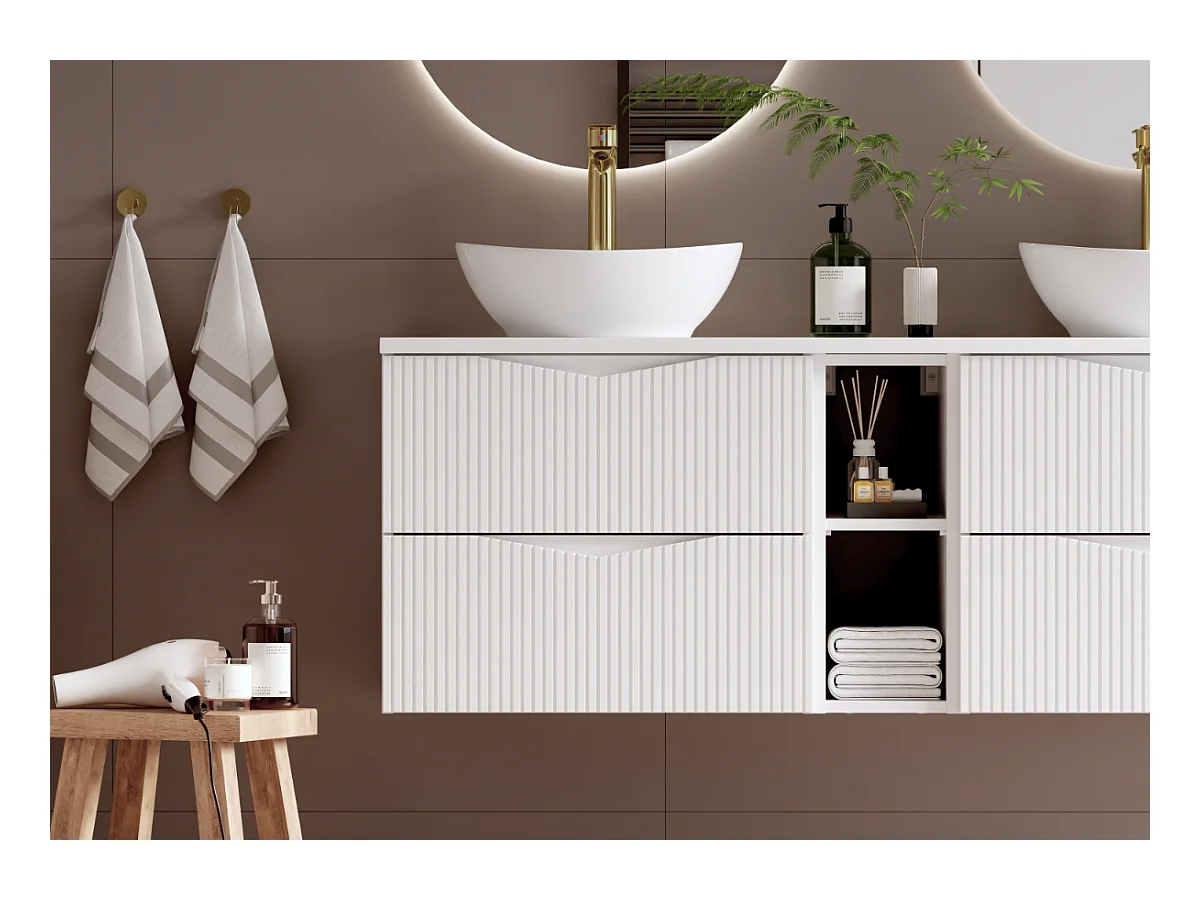 Meuble sous-vasque 60cm Tao Blanc