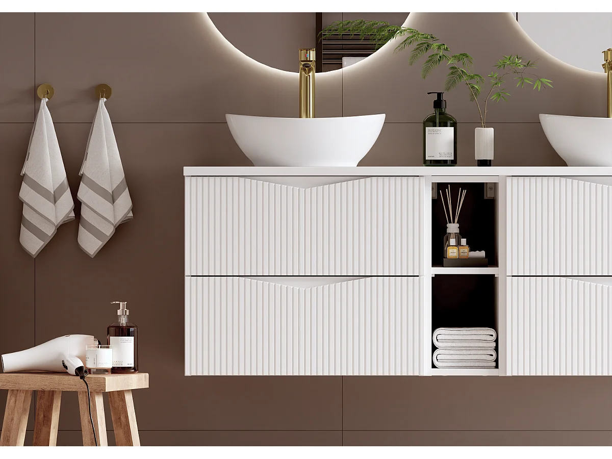 Meuble sous-vasque 60cm Tao Blanc