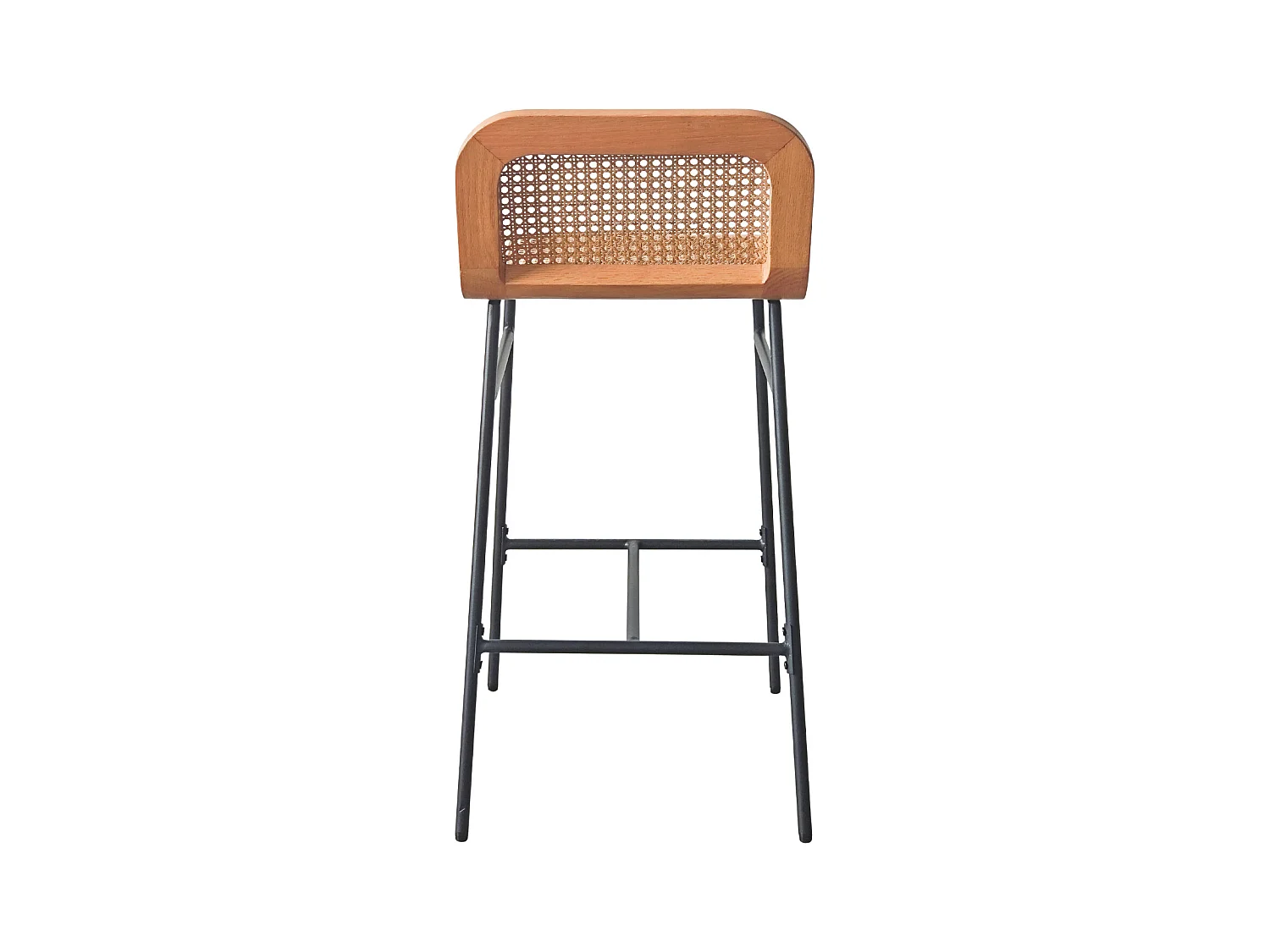 Set aus SANA-Metallinsel- und Barstühlen mit 65 cm Rohrsitz