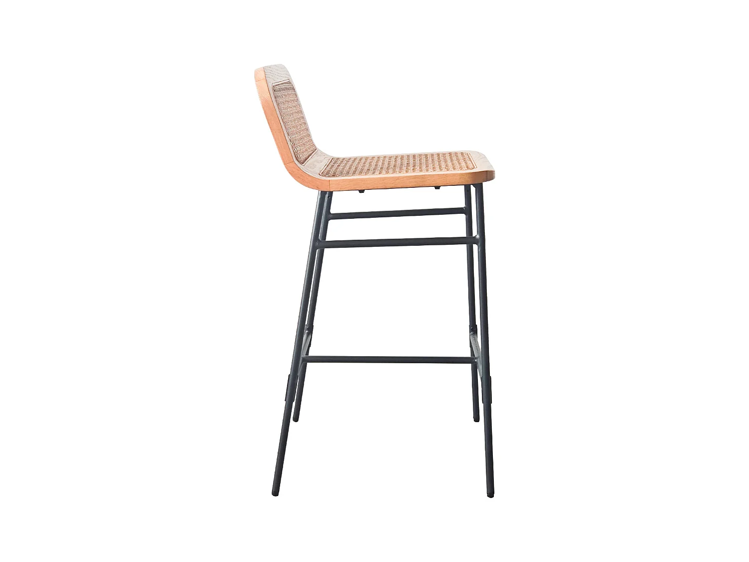 Set aus SANA-Metallinsel- und Barstühlen mit 65 cm Rohrsitz