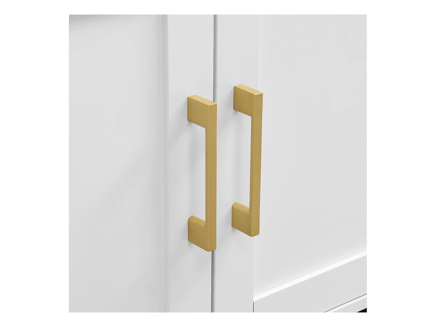 Ensemble vestiaire d'entrée 120x40x187 cm - Miroir et crochets - avec LED - Meuble à chaussures - Blanc + Naturel