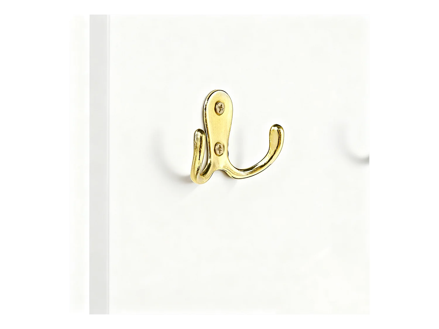 Ensemble vestiaire d'entrée 78x38,5x180,5cm - avec miroir et crochets - Meuble à chaussures - avec étagères - Blanc