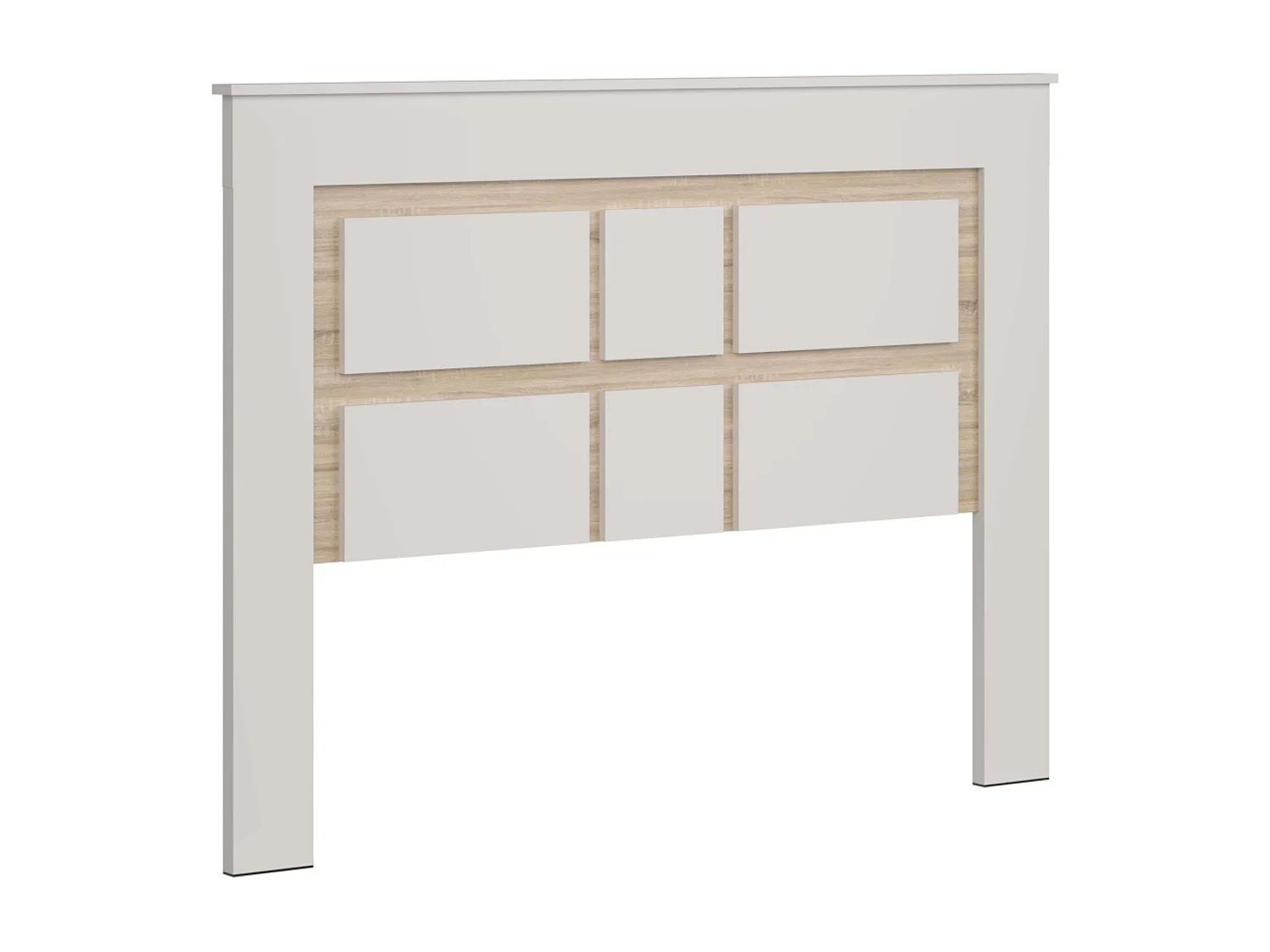 Pack Dormitorio Sara Nórdico Roble Sonoma Kashmir Cabecero 2 Mesitas