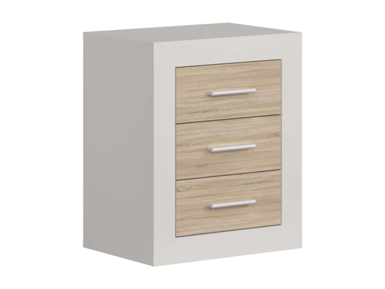 Pack Dormitorio Sara Nórdico Roble Sonoma Kashmir Cabecero 2 Mesitas