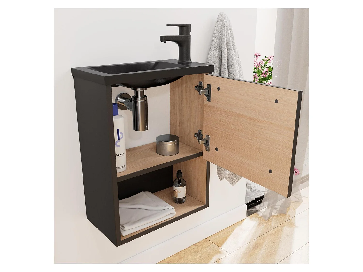 Lavabo NIKA + set rubinetto