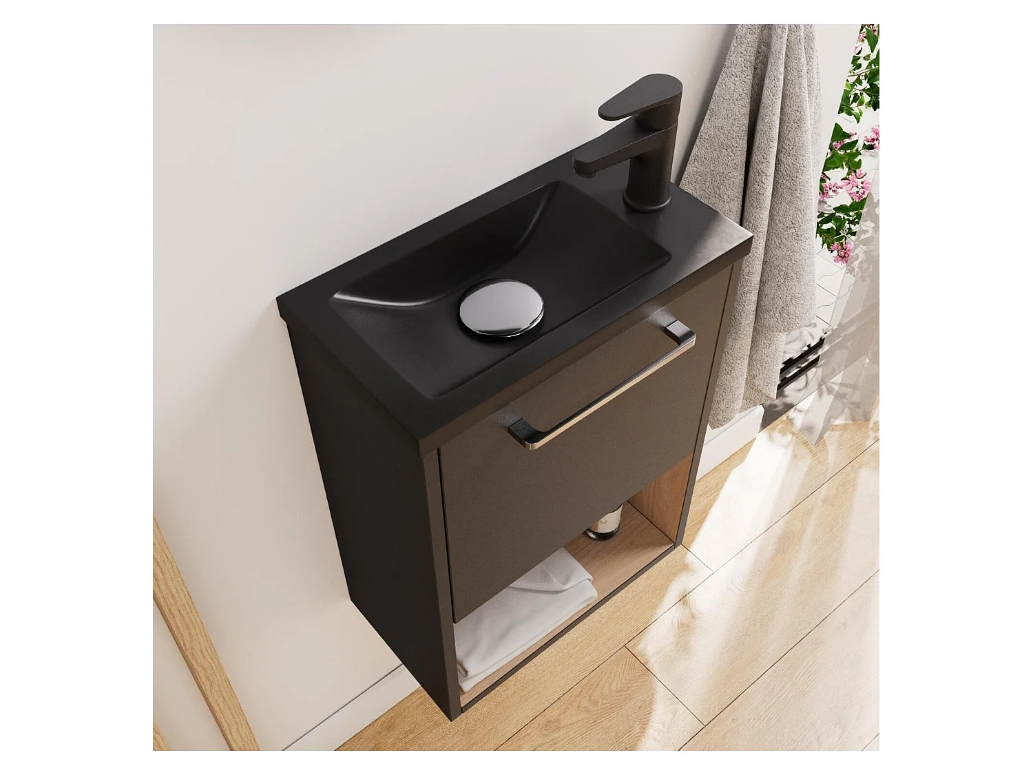 Lavabo NIKA + set rubinetto