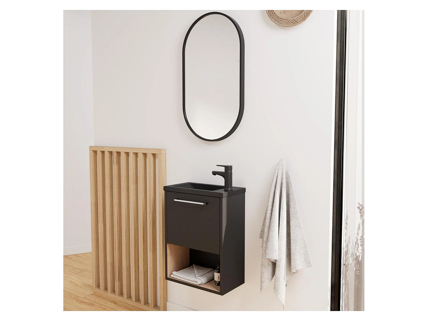Lavabo NIKA + set rubinetto