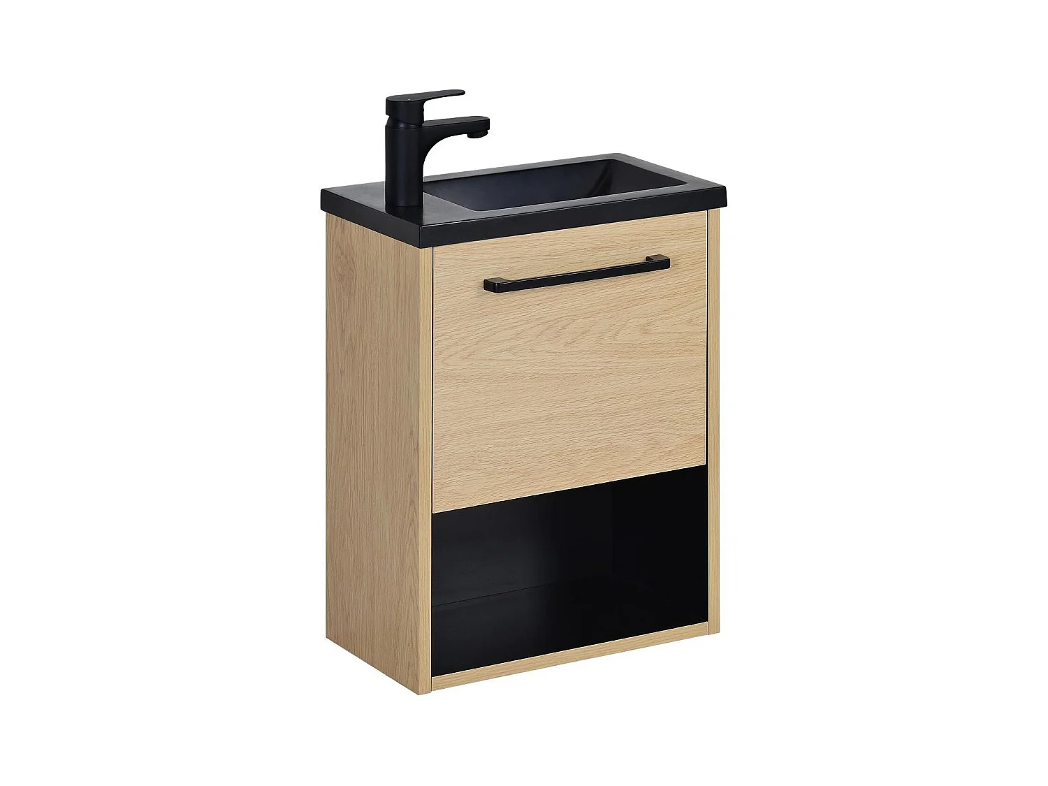 Ensemble meuble lave-mains NIKA + robinet GRIFO