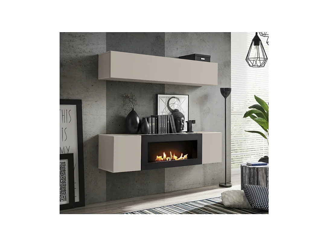 Colonne suspendue horizontale FLY cachemire – 1 porte