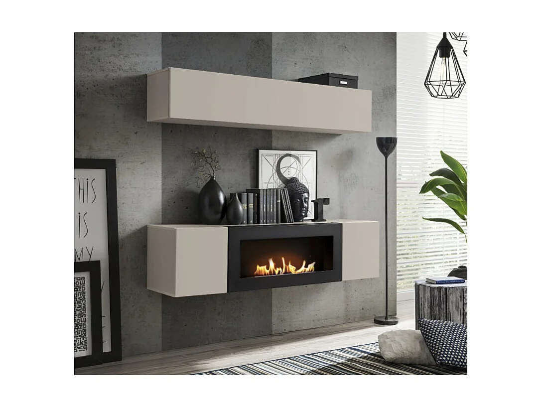 Colonne suspendue horizontale FLY cachemire – 1 porte