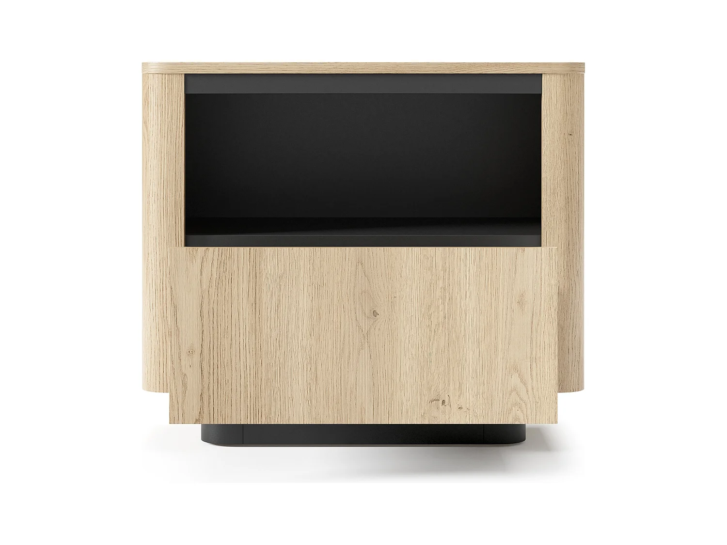 Table de chevet, chêne crémone, 63,2 x 50,5 x 38,1 cm