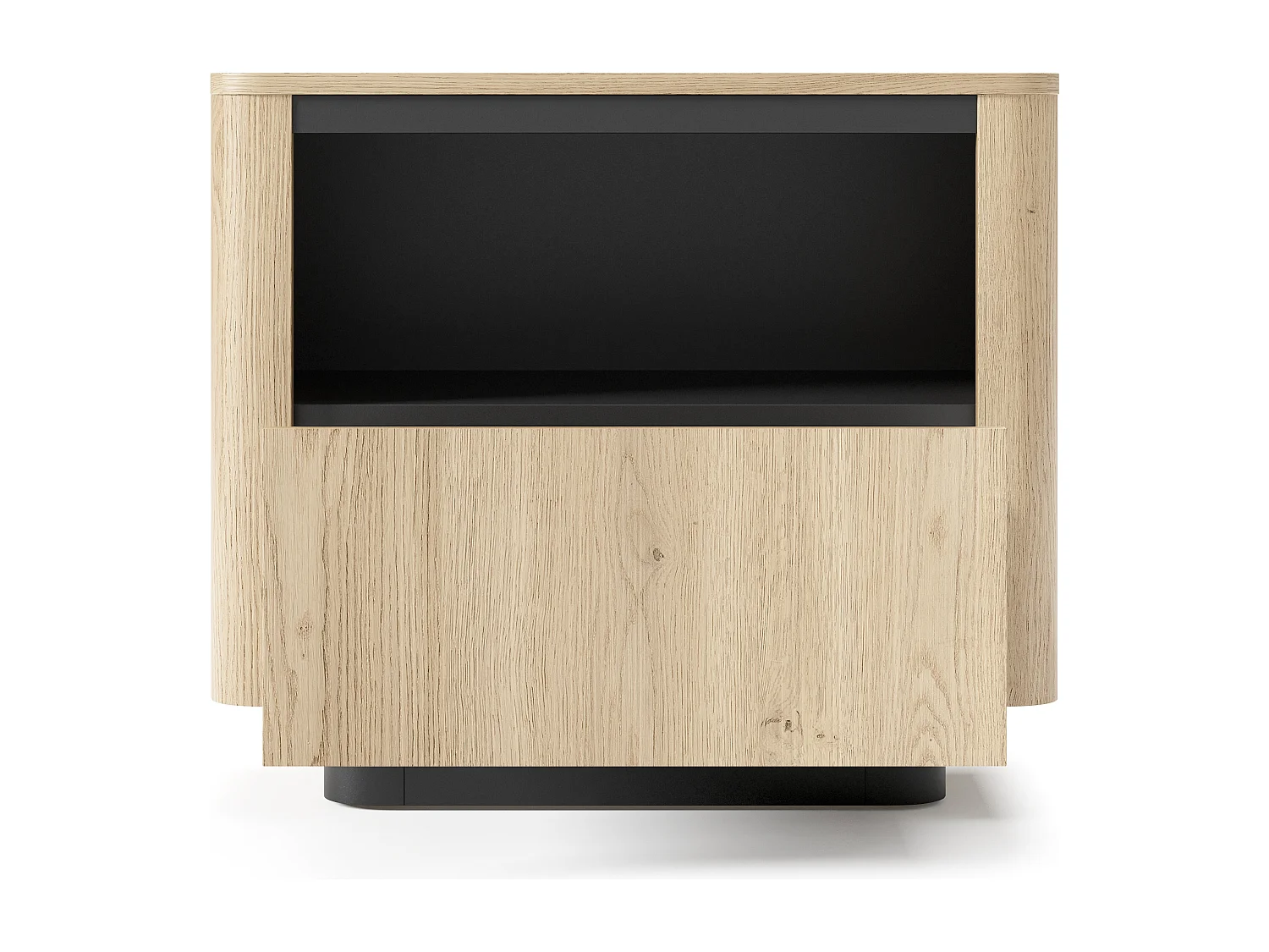 Stolik nocny, dąb cremona, 63,2 x 50,5 x 38,1 cm