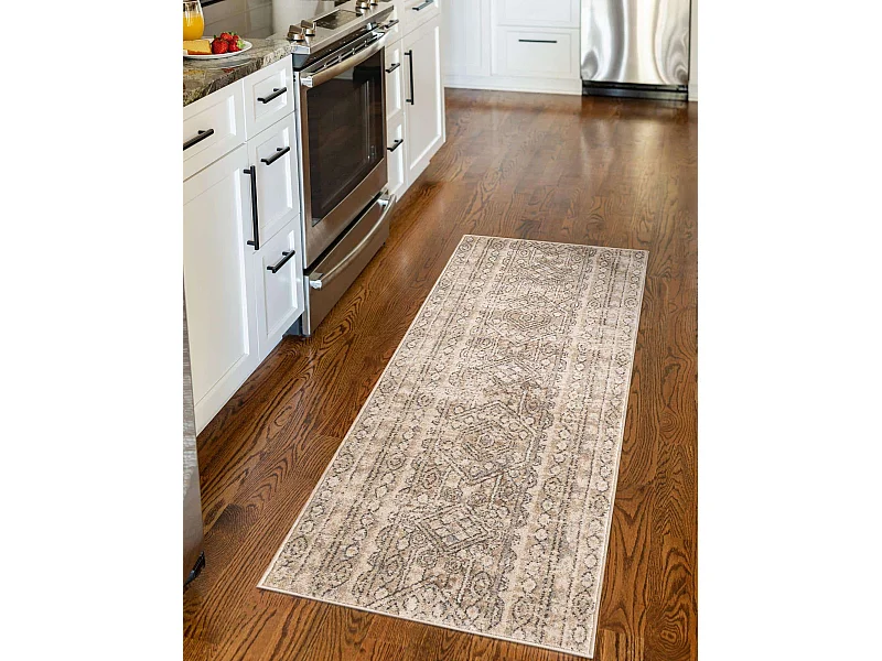 Teppich 80x400 Creme Oregon