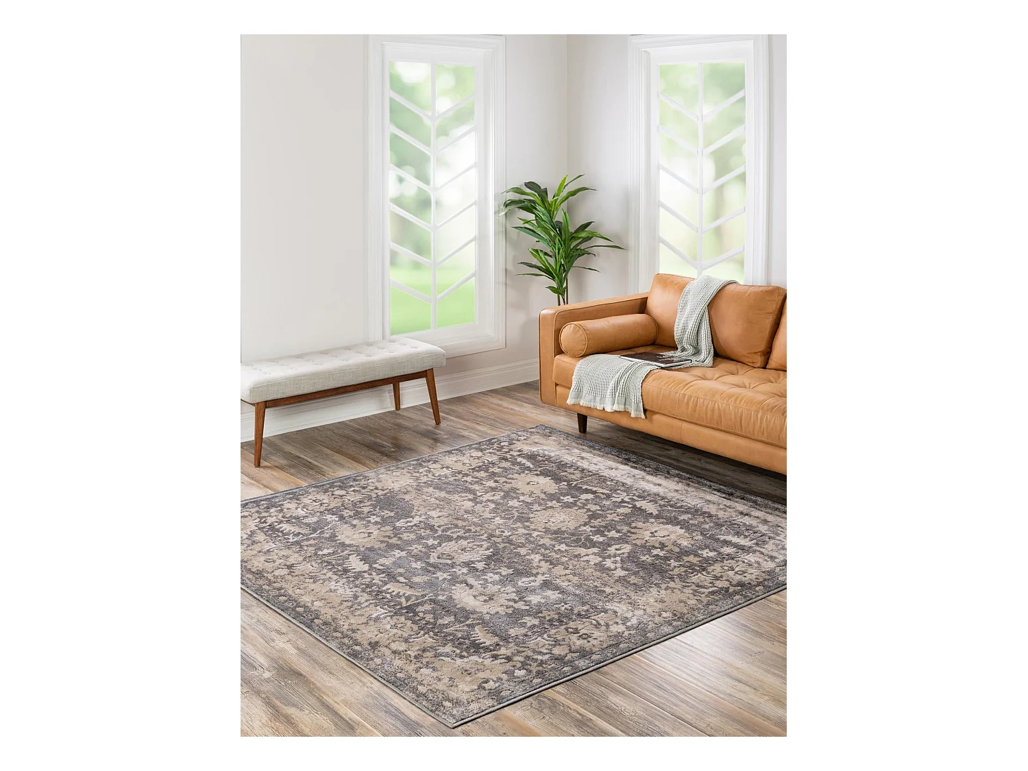 Tapis 125x125 Gris Oregon
