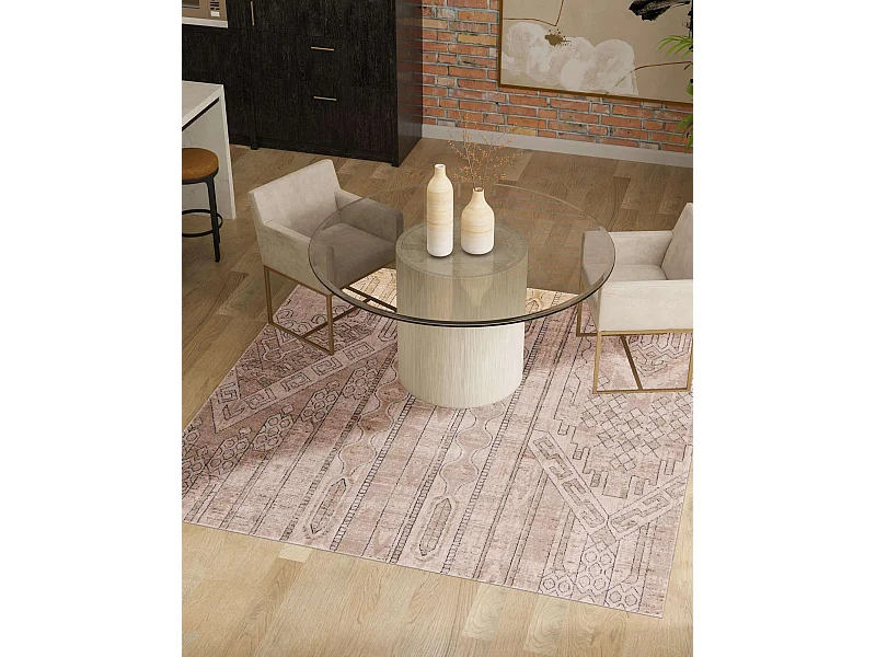 Teppich 125x125 Creme Oregon