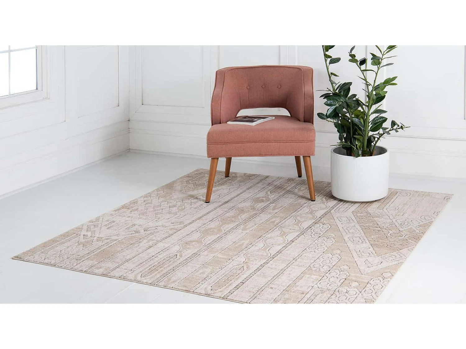 Tapis 125x125 Crème Oregon