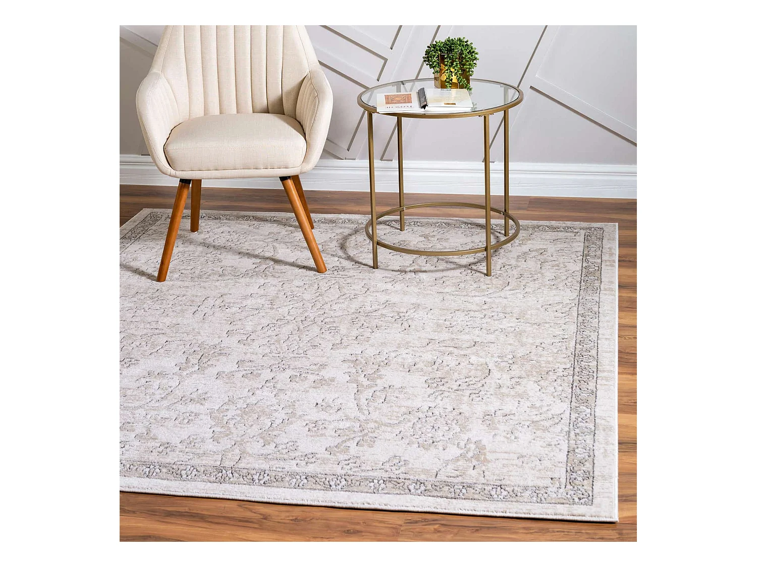 Tapis 185x185 Crème Oregon