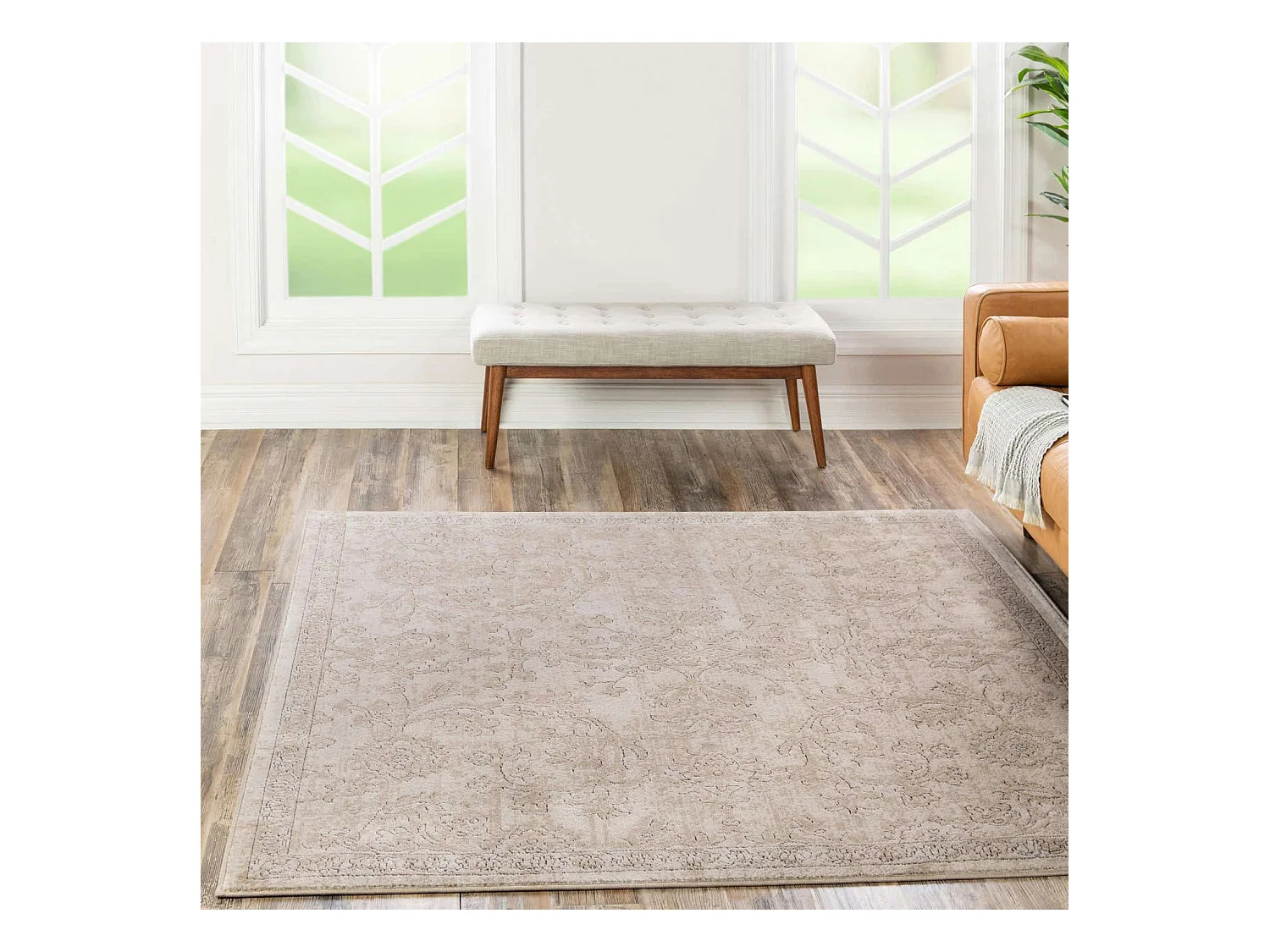 Tapis 185x185 Crème Oregon
