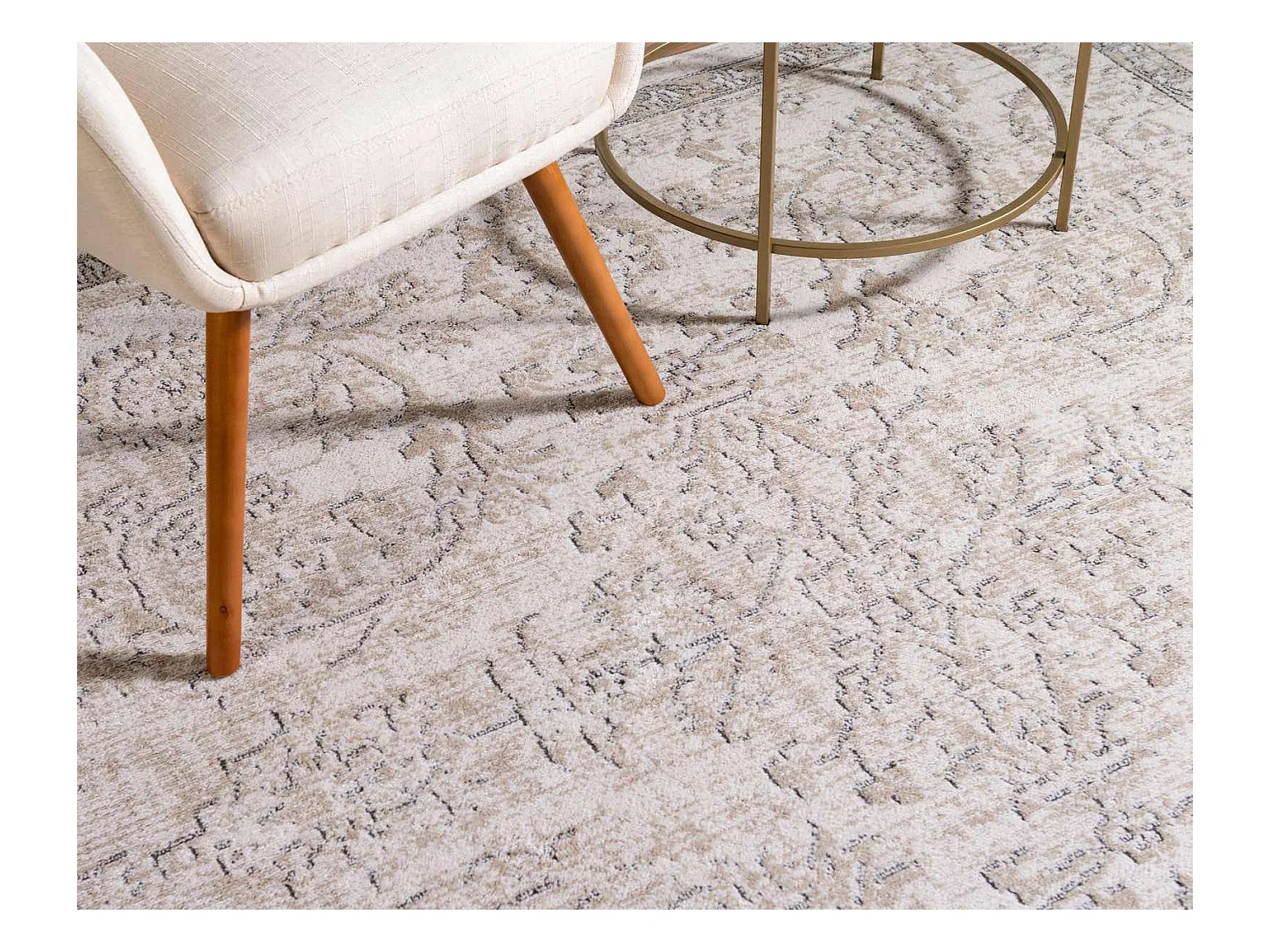 Tapis 185x185 Crème Oregon