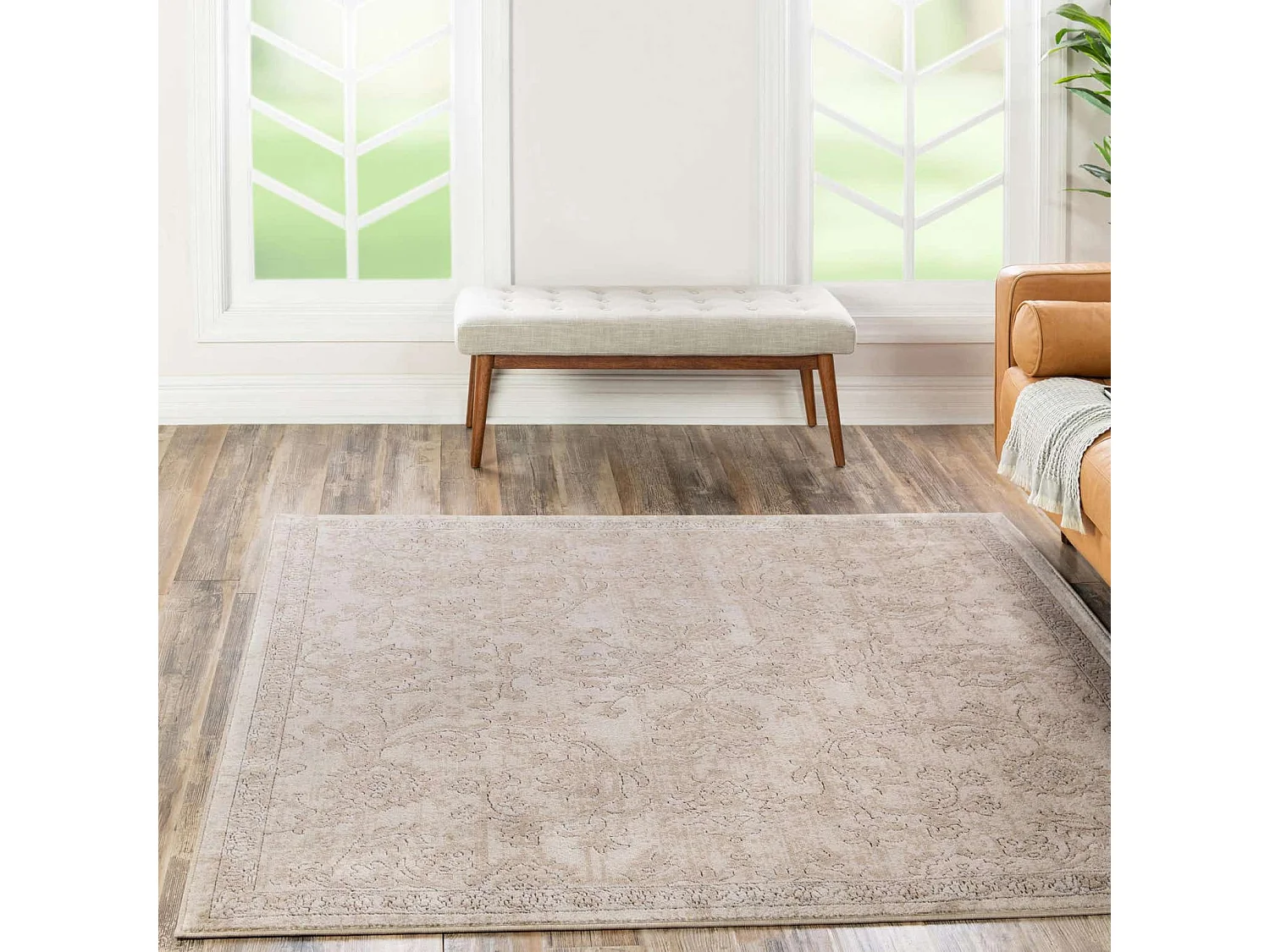 Tapis 185x185 Crème Oregon