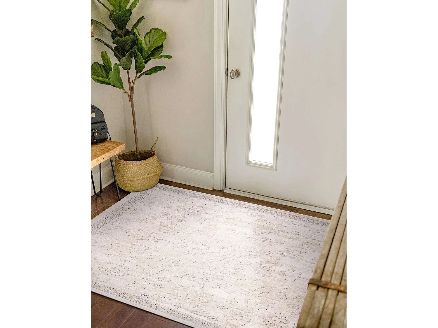 Tapis 185x185 Crème Oregon