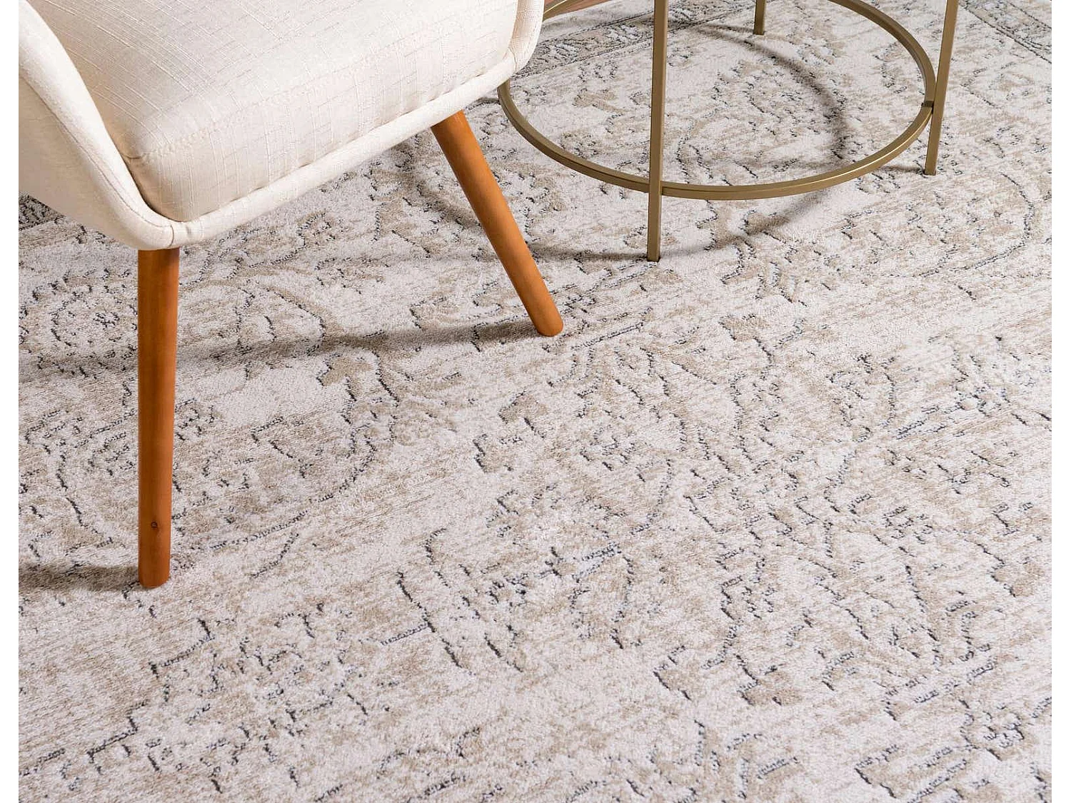 Tapis 185x185 Crème Oregon