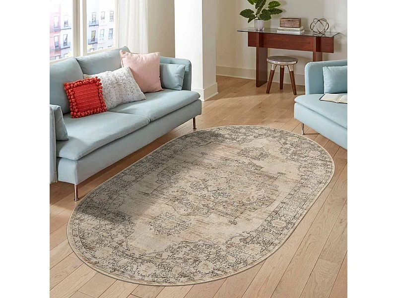 Teppich 125x185 Creme Oregon