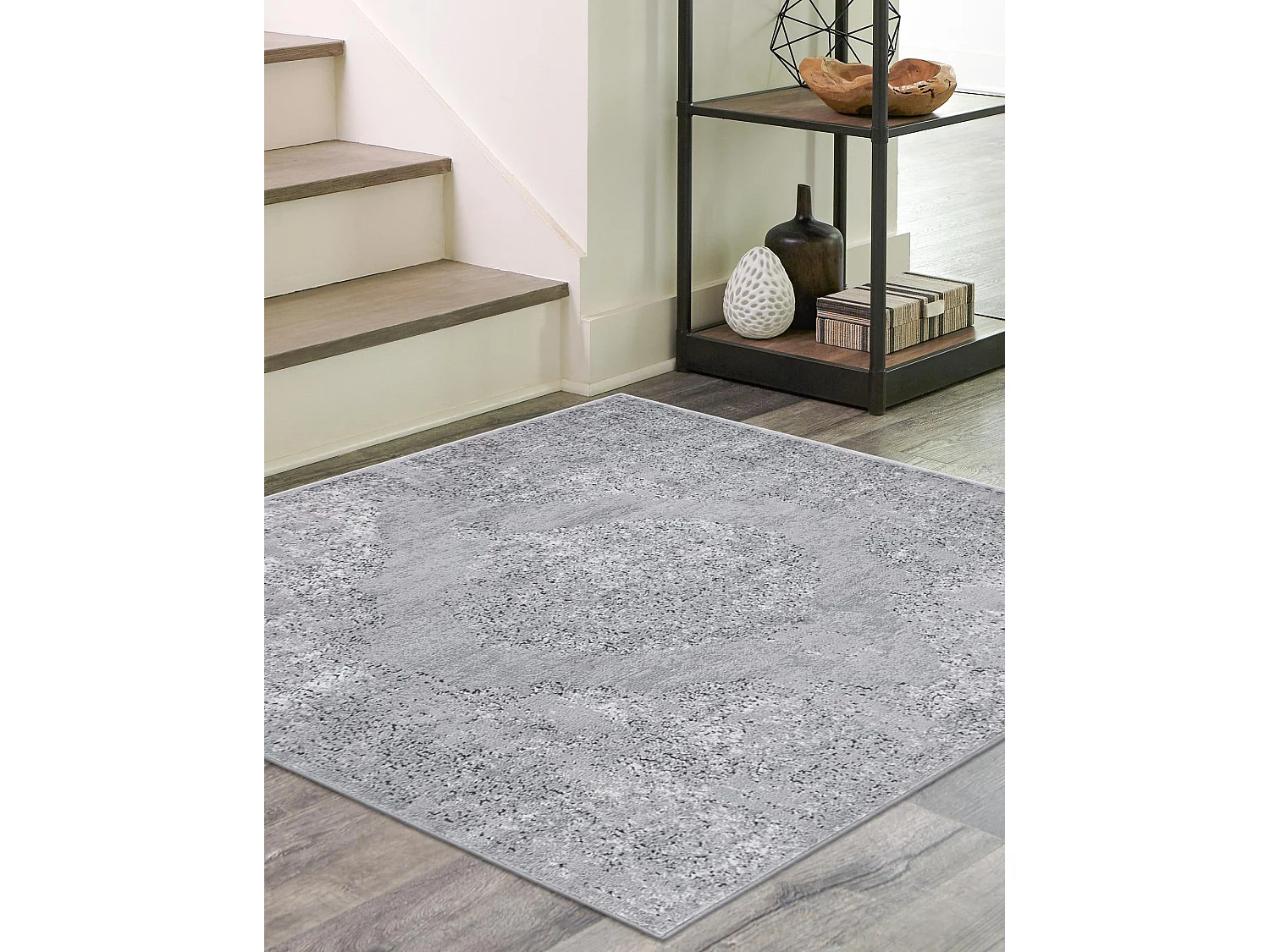 Teppich 185x185 Grau Oregon