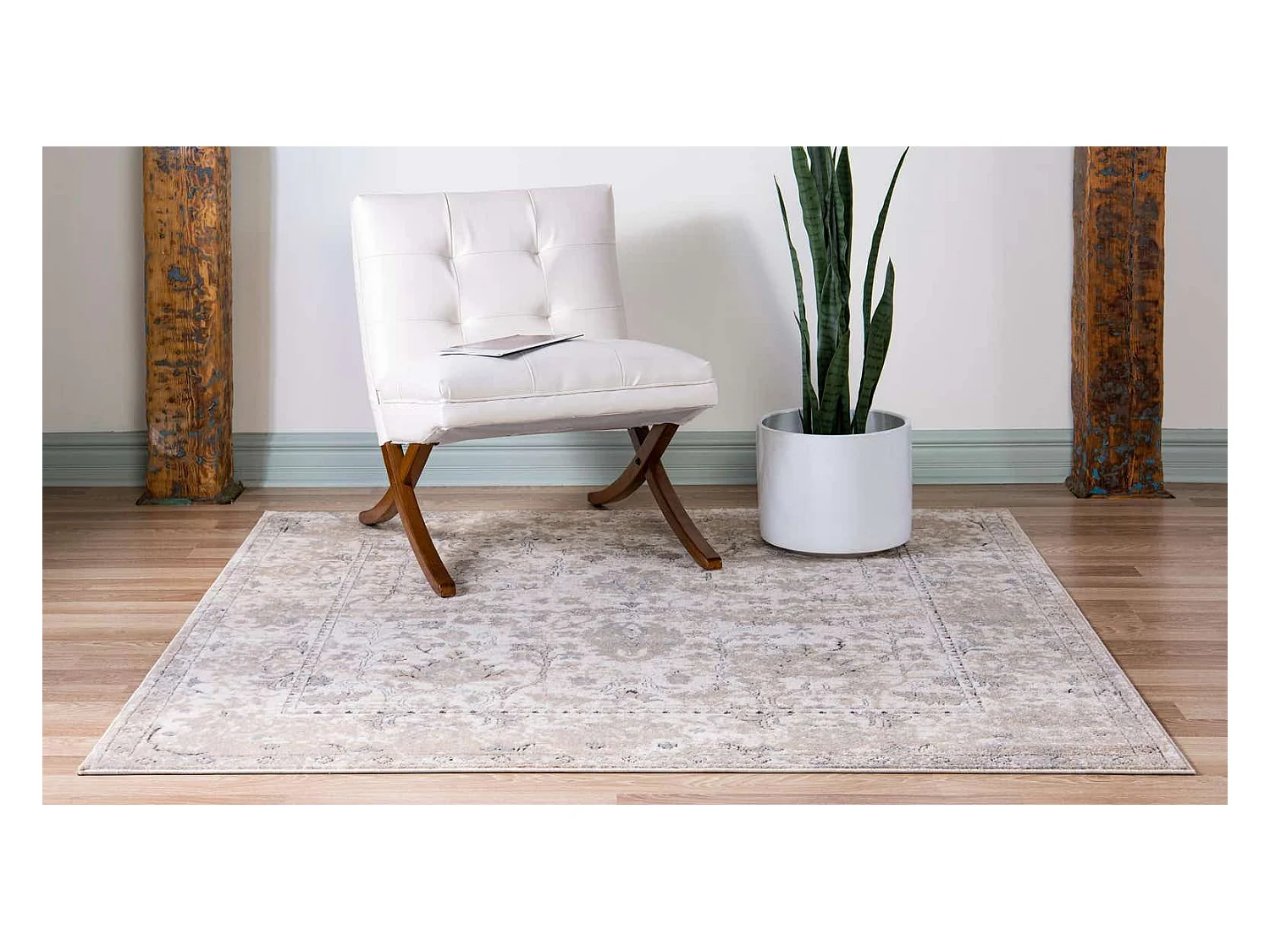 Tapis 160x160 Crème Oregon