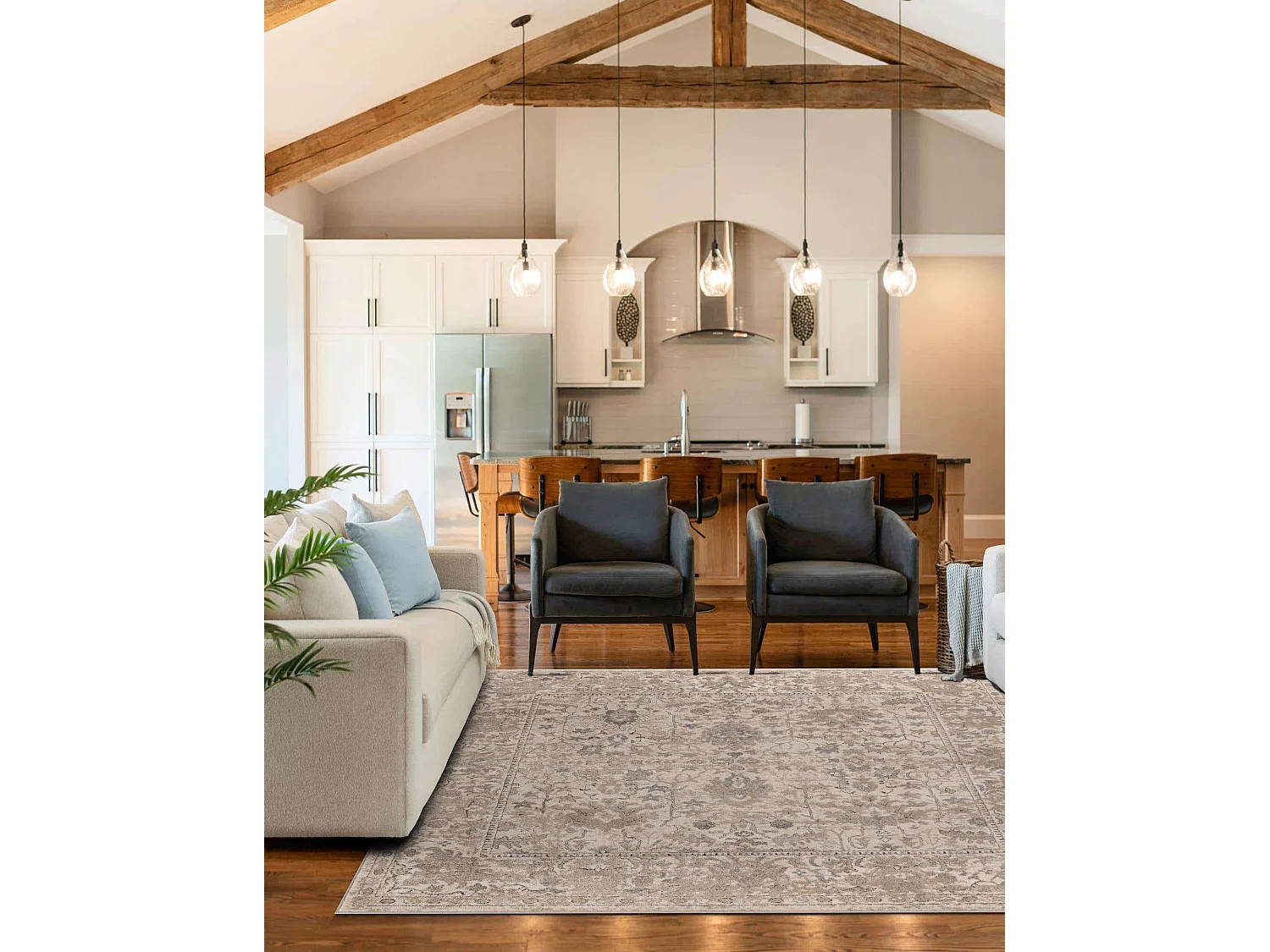 Tapis 160x160 Crème Oregon