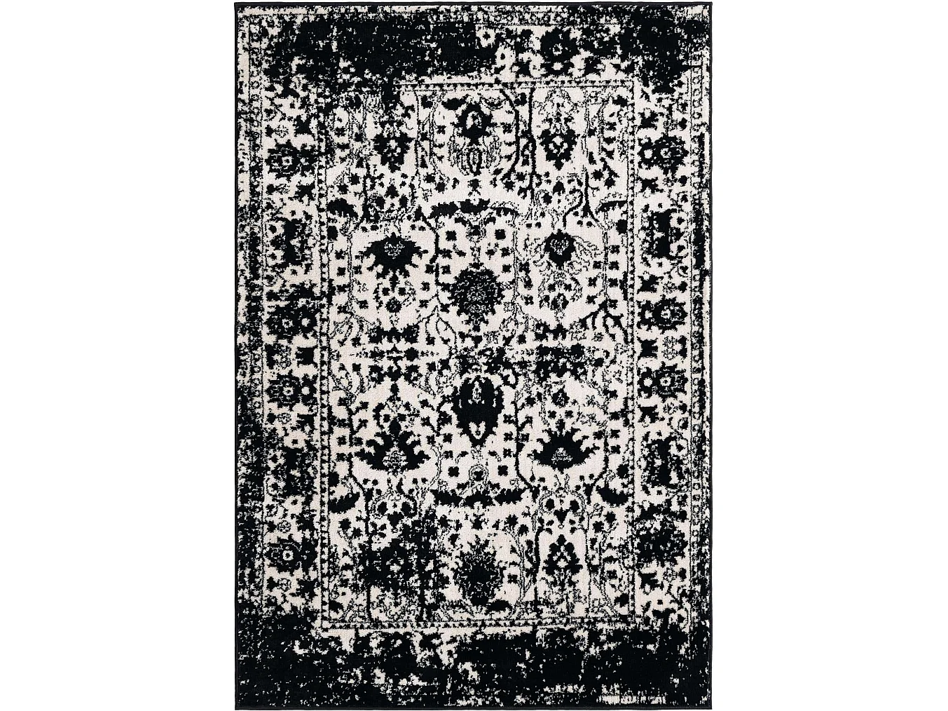 Teppich 125x185 Schwarz Oregon